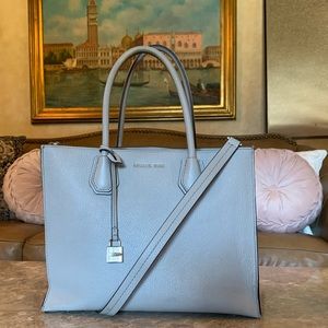 Michael Kors Mercer Large Leather Saffiano Tote